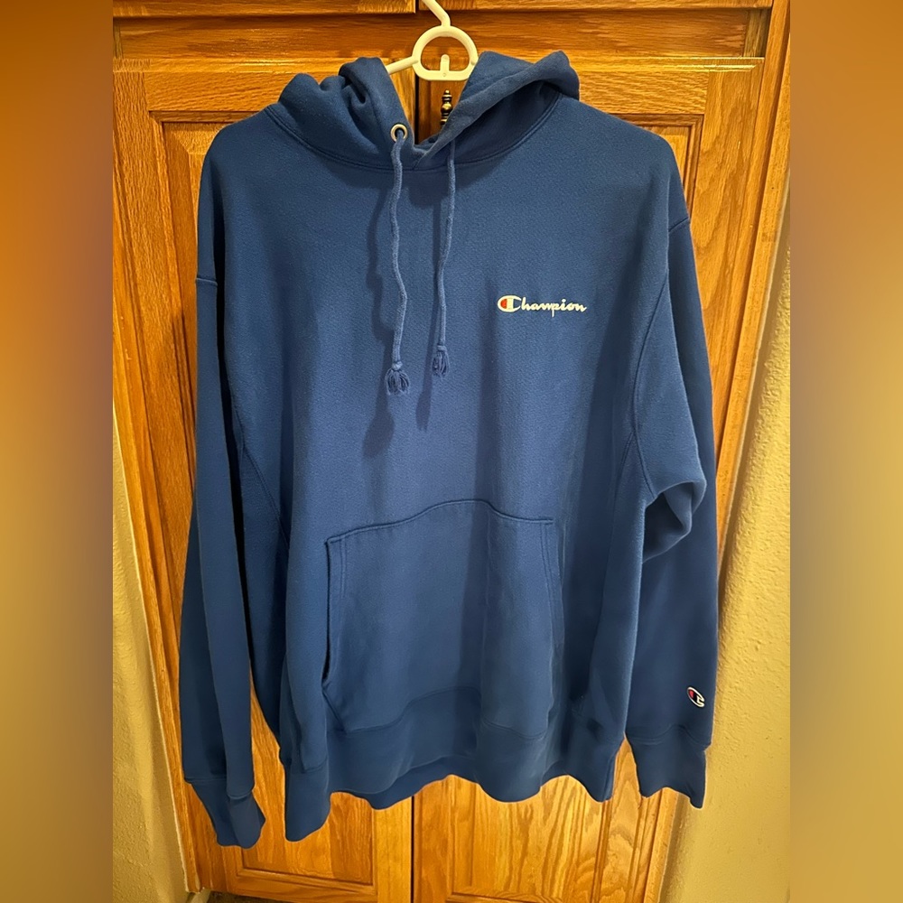 Champion blue oversized hoodie